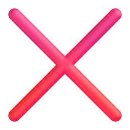 Save drawings Red Prohibiting cross symbol by Microsoft Teams for PC and Android on a clean background in png