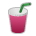 Copy a drawing Cup with Straw emoji на PlayStation no background in PNG