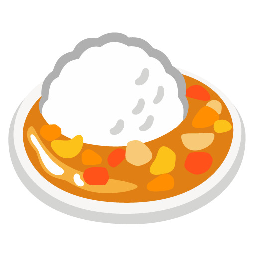Save a photo Indian Food emoticon created by Google without a background in png