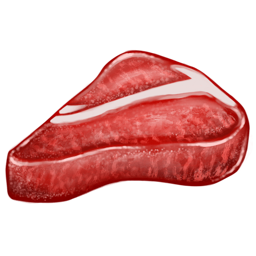Закачать картинки смайла Стейк от Emojipedia без фона в пнг