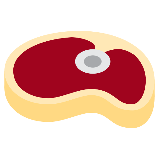 Скачать графику лица-символа Стейк в Твиттер Х для ПК без фона в PNG