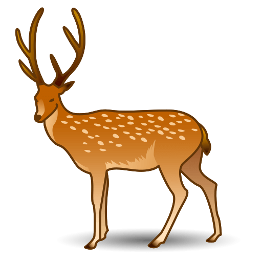 Save image Buck emoji by Emojidex on a colorless background in PNG