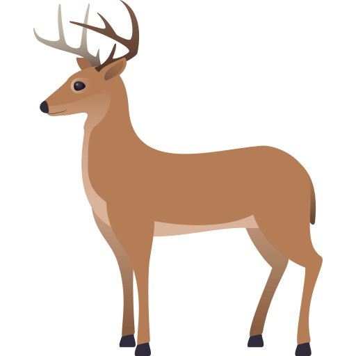 Download pics Stag emoticon by JoyPixels on a translucent background in PNG