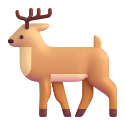 Download a picture Reindeer emoji by Microsoft Teams for PC and Android on a clean background in PNG