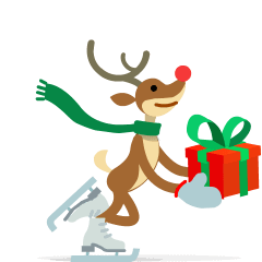 Copy figures Reindeer smiley by the Skype оn a transparent background in png