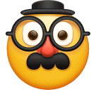 Upload pictures Disguised Face emoticon by Huawei  on a clean background in PNG