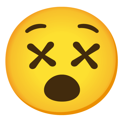 Save a drawing I was knocked out emoticon created by Google without a background in PNG
