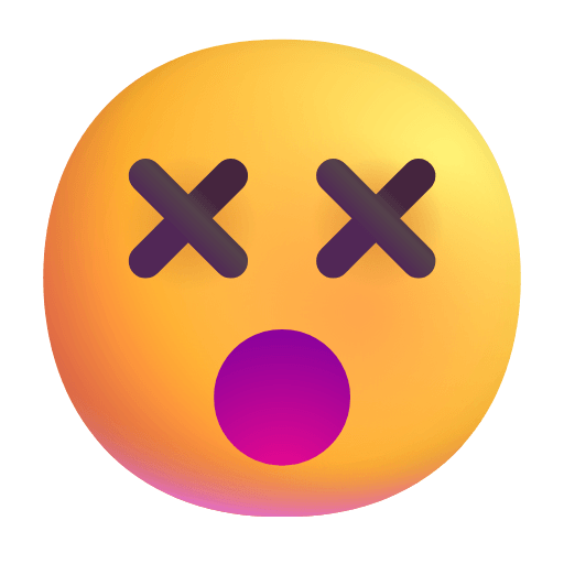 Download pictures Killed/Disconnected emoji-emoticon of the Microsoft set on a colorless background in PNG