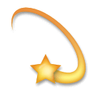 Copy a picture Flying Star symbol of emotion by LG оn a transparent background in png