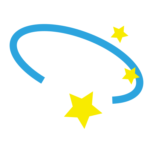 Download a drawing The Star Spins smiley-emoji by Emojidex оn a transparent background in PNG