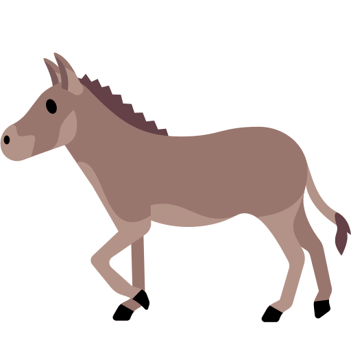 Download a drawing Donkey smiley on Twitter / X for PC on a clean background in PNG