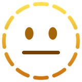 Download figures Dotted Line Face symbol of emotion from Apple iOS on a clean background in png