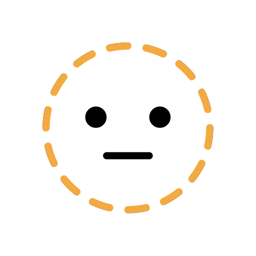 Download a picture Dotted Line Face symbol of emotion by HfG Schwäbisch Gmünd no background in png