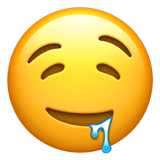 Download drawings Drooling Face emotion from Apple iOS without a background in PNG
