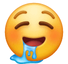 Copy a pic Drooling Face emoji-emoticon by Huawei  on a clean background in png