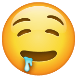 Upload a picture Drool emoji-emoticon by WhatsApp for Android and PC оn a transparent background in PNG