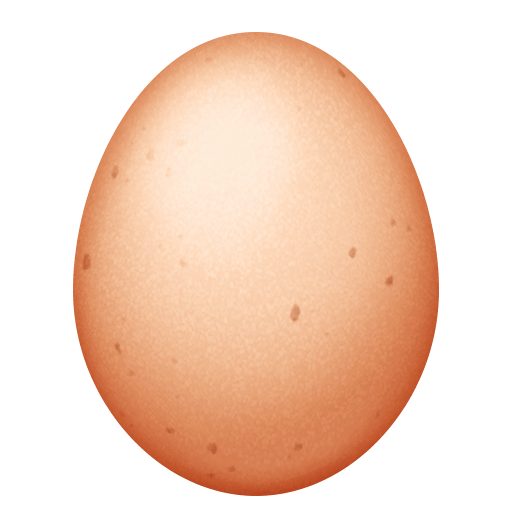 Копировать фотку эмоции Вареное Яйцо от Фейсбук на прозрачном фоне в ПНГ