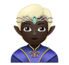 Upload image Dark-skinned Elf smiley-emoji by Huawei  on a colorless background in png