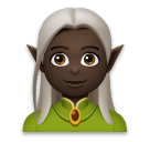 Upload a photo Dark-skinned Elf smiley-emoji by LG on a clean background in PNG