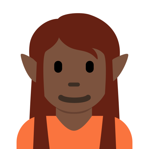 Download a picture Dark-skinned Legolas emoji on Twitter / X for PC on a translucent background in PNG