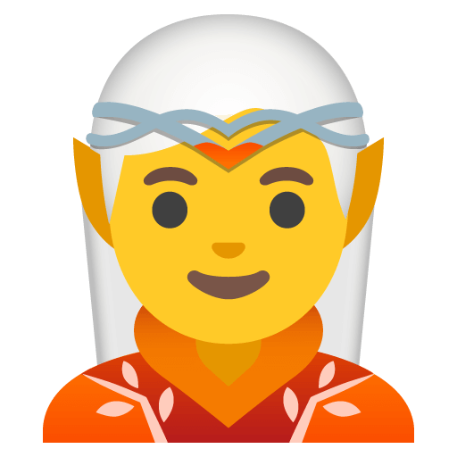 Copy a picture Legolas emotion created by Google without a background in PNG