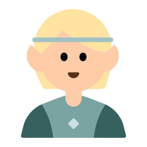 Скопировать картинки иконки настроения Леголас со светлым тоном кожи от Toss Face 토스페이스 без фона в png