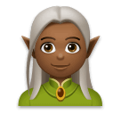 Загрузить фигуру иконки Эльф со средне-темным типом кожи от LG на прозрачном фоне в PNG