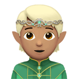 Закачать фотку изображения эмоции
 Эльф со средним тоном кожи от Apple iOS на бесцветном фоне в png