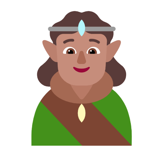 Копировать снимок картинки-смайла Смуглокожий Леголас от Microsoft 11 на прозрачном фоне в пнг