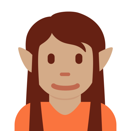 Скачать фотки эмотикона Леголас со средней кожей в Твиттер Х для ПК на бесцветном фоне в png