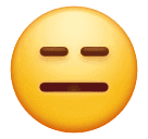 Скачать фото иконки настроения Серьезное лицо от Huawei на просвечивающем фоне в PNG