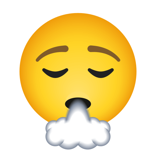 Закачать фотки стикера Фух Выдох от Icons8 на просвечивающем фоне в ПНГ