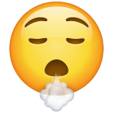 Сохранить картинки смайлика Вздох от WhatsApp для Android и ПК без фона в png