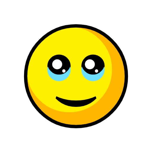 Загрузить фотографии символа настроения Счастливое заплаканное лицо от декоративного компьютерного шрифта Catrinity на просвечивающем фоне в пнг