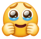 Сохранить изображение эмоции На глазах слёзы от Huawei без фона в PNG