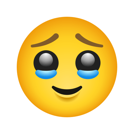 Скачать фото смайлика Тронут до глубины души от Icons8 на прозрачном фоне в пнг