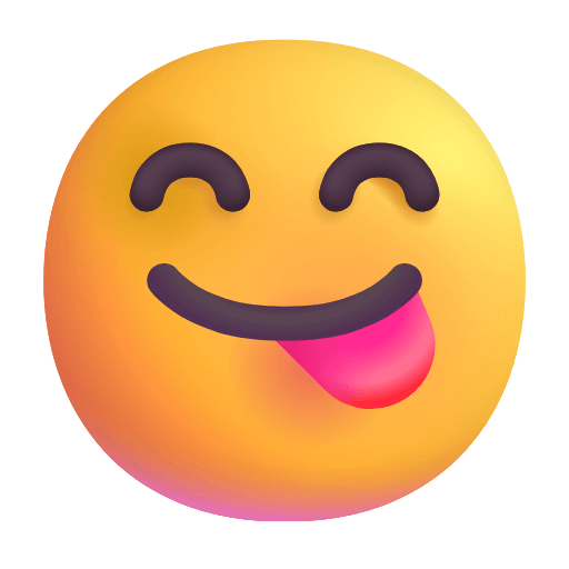 Download a pic Goofy emoji-smiley of the Microsoft set оn a transparent background in PNG