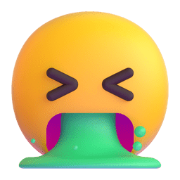 Copy a picture Spew smiley by Microsoft Teams for PC and Android оn a transparent background in png