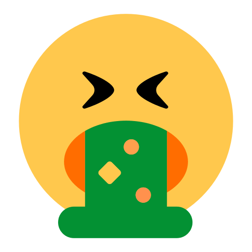 Download drawings Vomit emoji by Toss Face 토스페이스 no background in PNG
