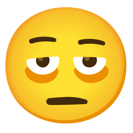 Download a photo Face without energy emotion created by Google no background in PNG