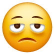 Copy a drawing Exhausted Face emoticon on Samsung phones and tablets on a clean background in png