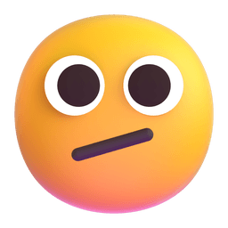 Save a picture Skeptical Face emoji-smiley by Microsoft Teams for PC and Android no background in png