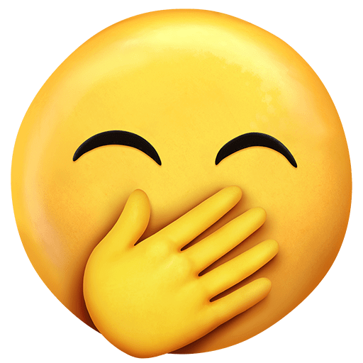 Download a picture Chuckle emoticon by Twitter no background in png