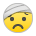 Upload drawings Bandaged Head emoticon на PlayStation without a background in PNG