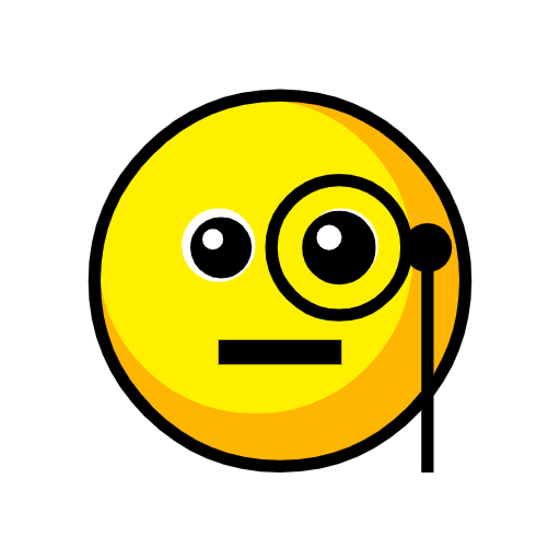 Upload drawings Close Look smiley from Catrinity computer font on a clean background in png