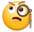 Upload figures Close Study emoticon by Huawei  on a translucent background in PNG