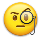 Save a figure Close Look emoji by LG no background in PNG