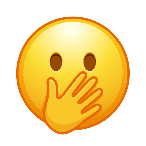 Download pics I won't tell emoji of iOS Telegram no background in webp