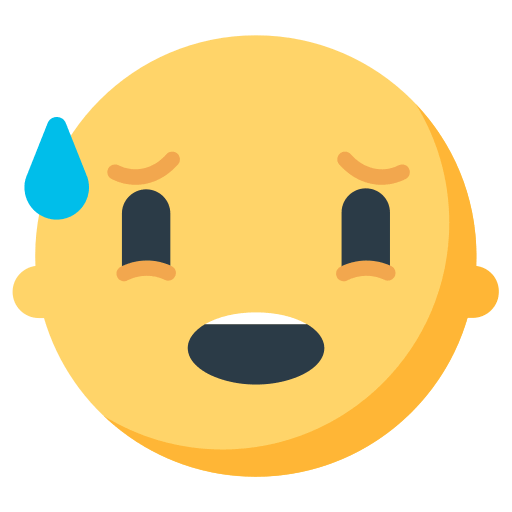 Upload a picture Nervous face emoticon by Firefox OS on a colorless background in png