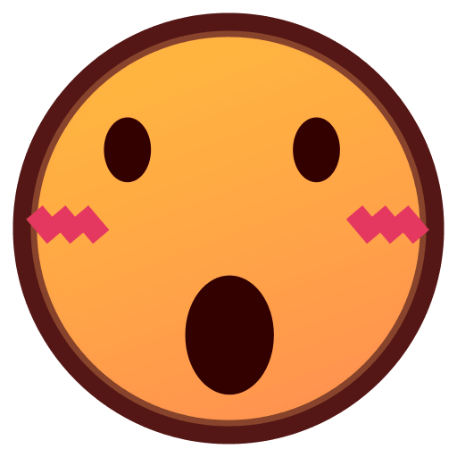 Copy a picture Surprised Face emotion by Emojidex without a background in PNG